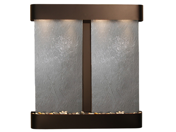 Aspen Falls-Round-Blackened Copper-Black Featherstone