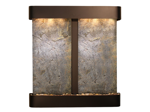 Aspen Falls-Round-Blackened Copper-Brown Marble (1)