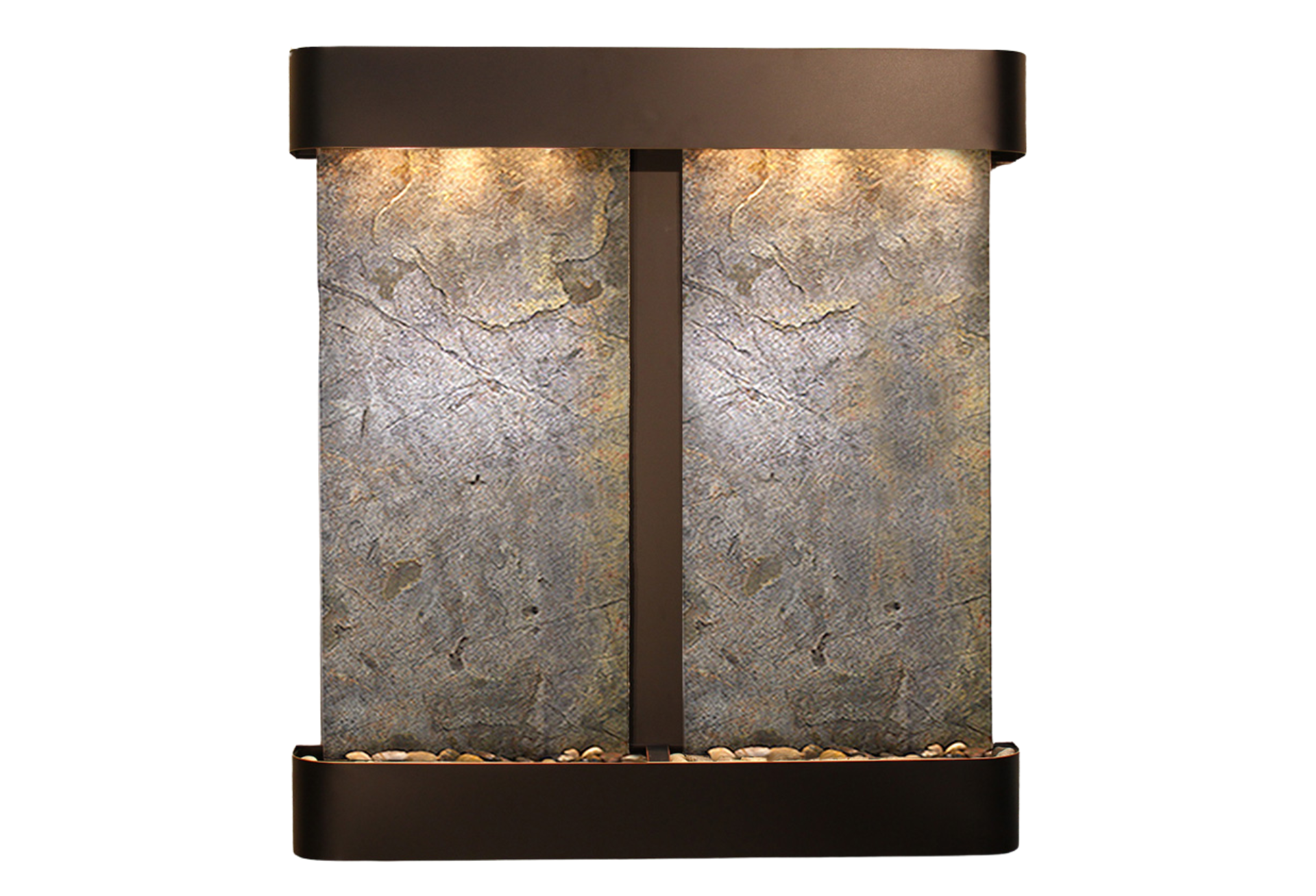 Aspen Falls-Round-Blackened Copper-Brown Marble (1)