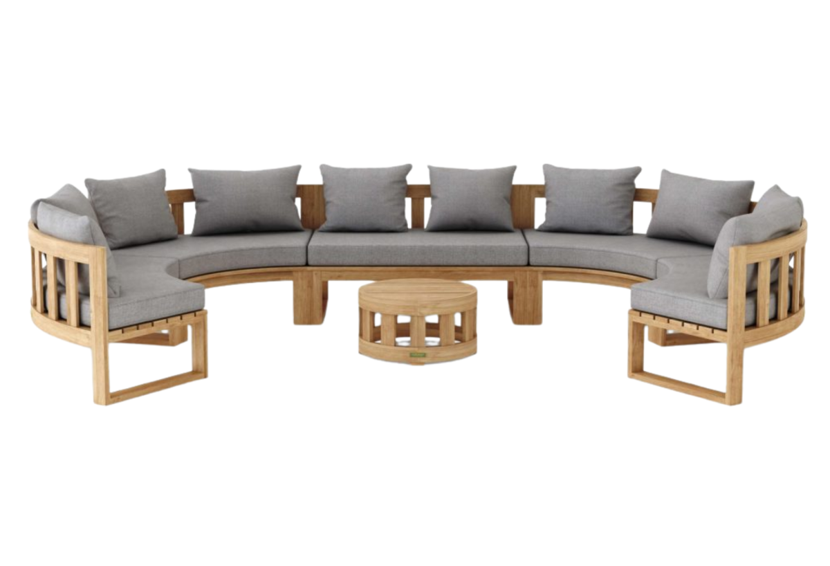 SET-812 Circular Modular Deep Seating Set