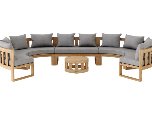 SET-812 Circular Modular Deep Seating Set