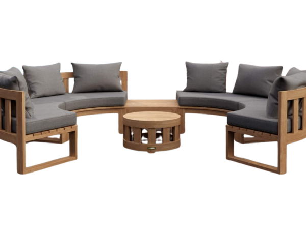 SET-811 Circular Modular Deep Seating Set
