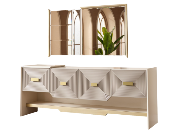 Urla Console with Mirror