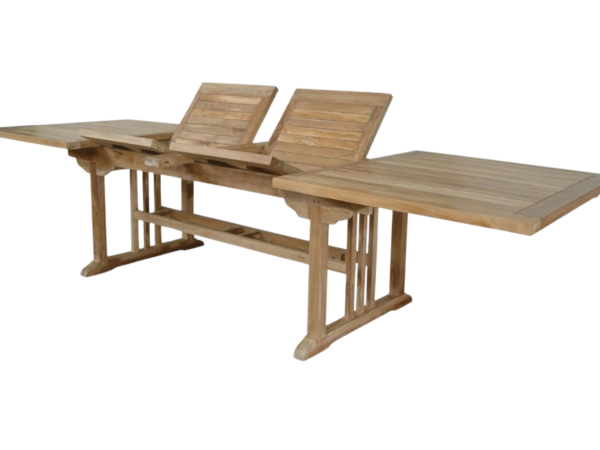 Sahara 126″ Rectangular Double Ext. Table