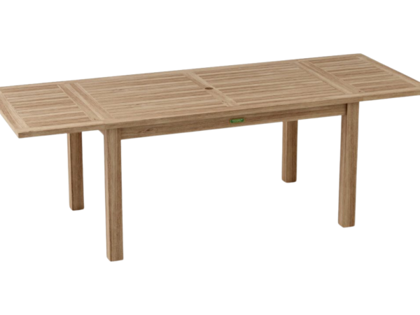 Bahama 95″ Rectangular Table w Double Leaf Extensions