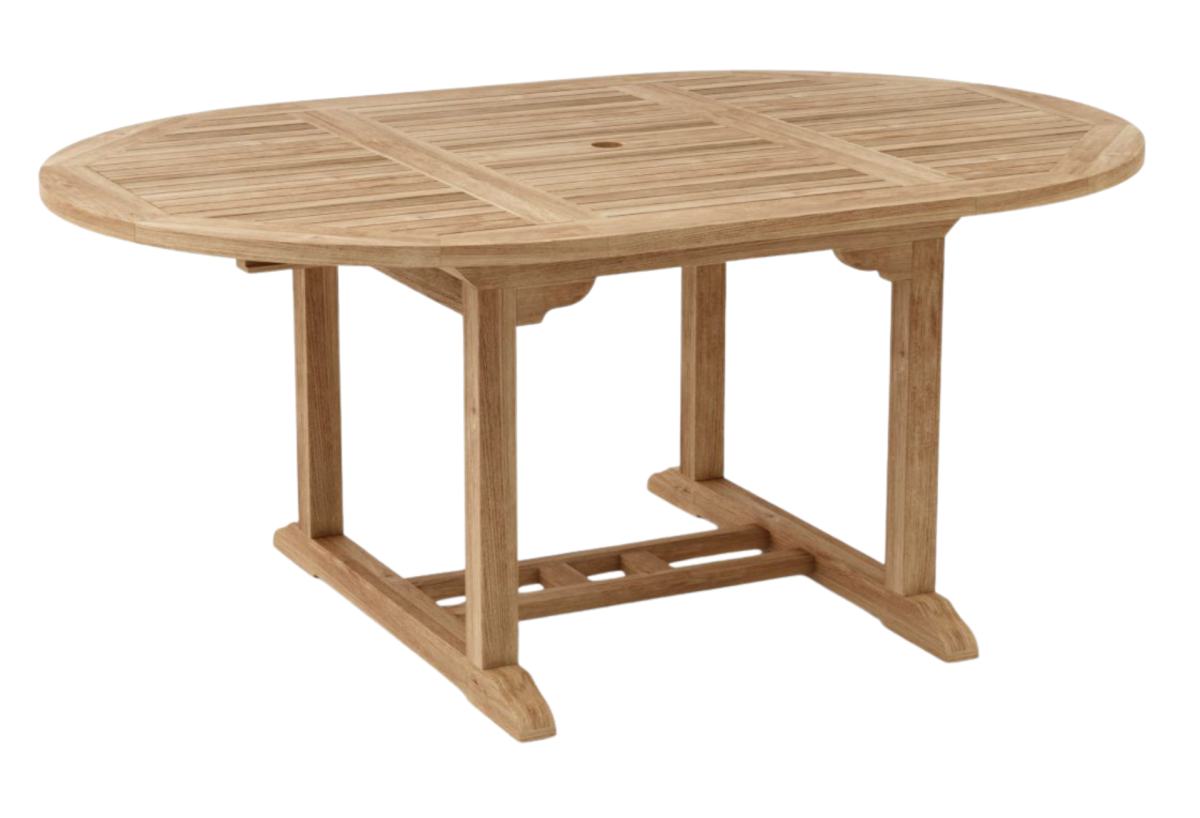 Bahama 71″ Oval Extension Table Extra Thick Wood