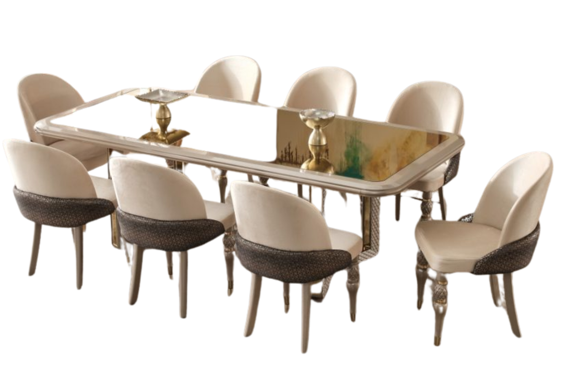 Madrid Dining Room Table For 8 Persons