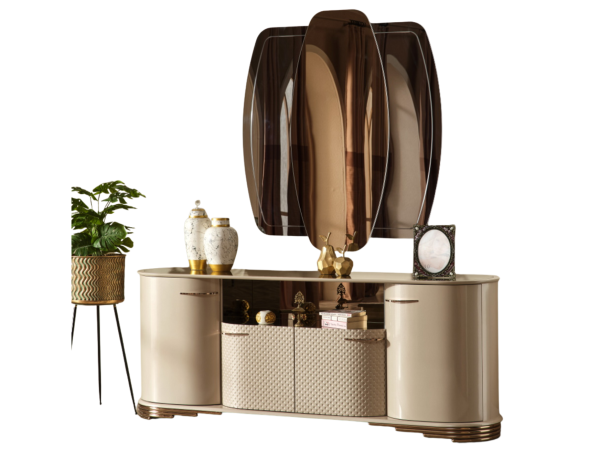 Paris Dining Room Console with Mirror