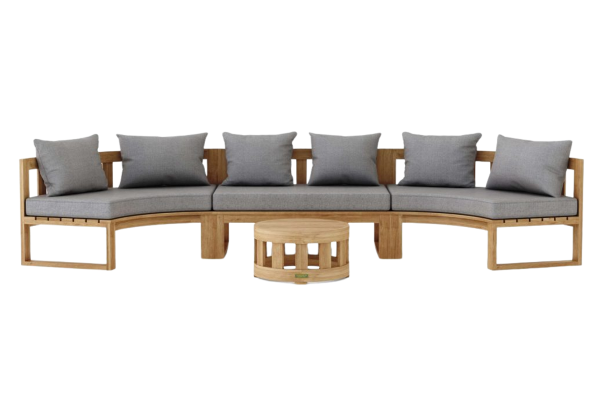 SET-814 Circular Modular Deep Seating Set