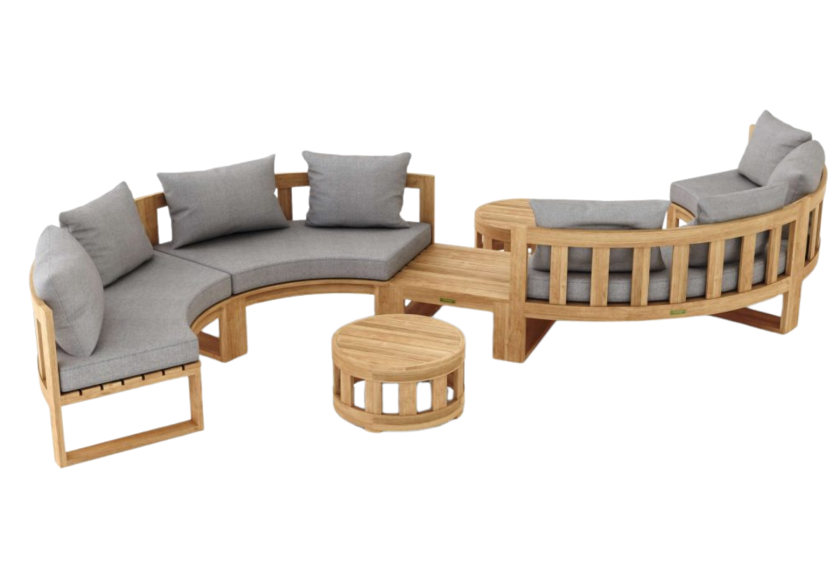 SET-813 Circular Modular Deep Seating Set