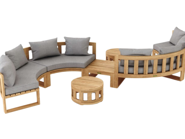 SET-813 Circular Modular Deep Seating Set