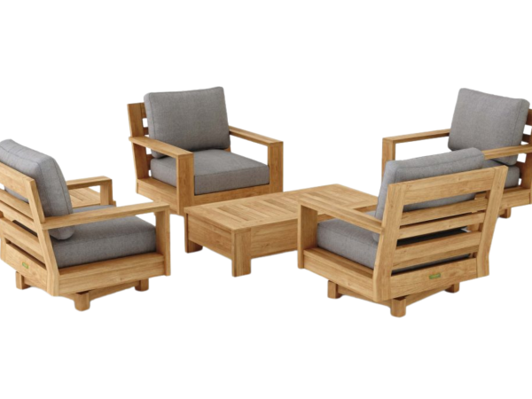 SET-523 6-pc Madera Deep Seating
