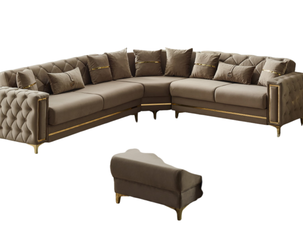 Bolivya Convertible Sectional Beige