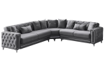 Bolivya Convertible Sectional Grey