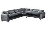 Royal Convertible Sectional Sofa | Light Gray