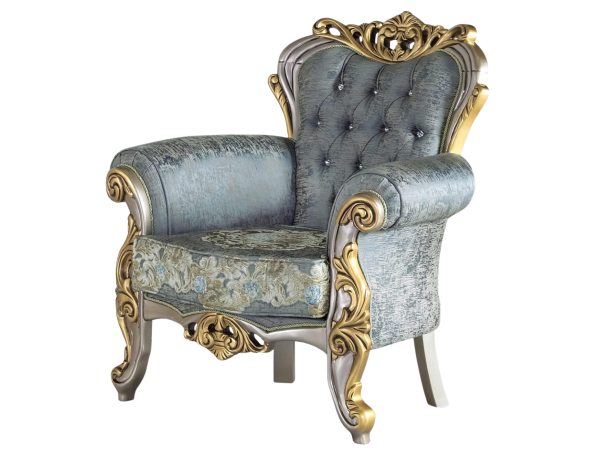 Buse Traditional Living Room Chair | Light Green