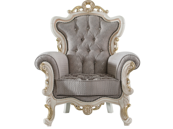 Kelebek Traditional Living Room Chair Vizon