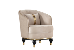 Toronto Living Room Armchair Cream