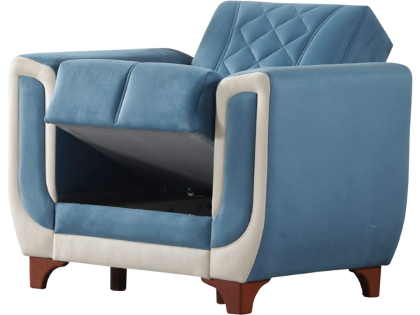 Berre Living Room Armchair Blue