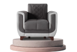 Berre Living Room Armchair | Grey
