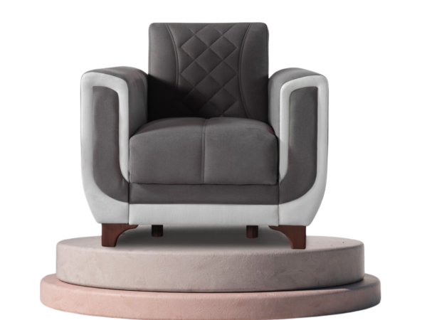 Berre Living Room Armchair | Grey