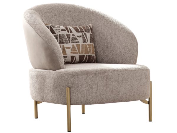Urla Living Room Armchair – Cream