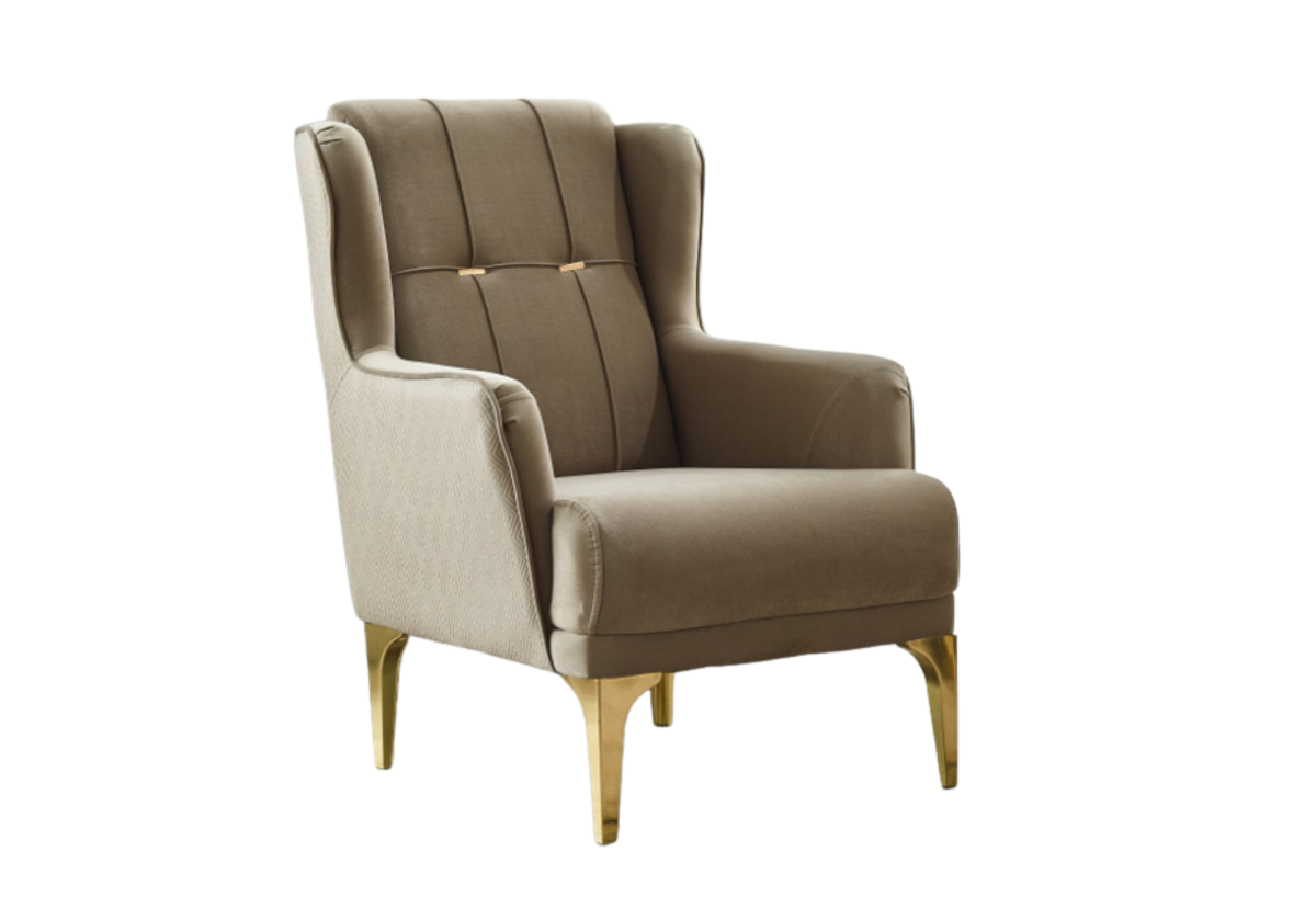 Clara Living Room Armchair | Beige