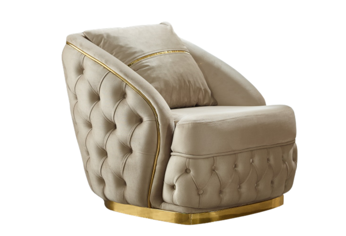 Arizonan Living Room Armchair Beige