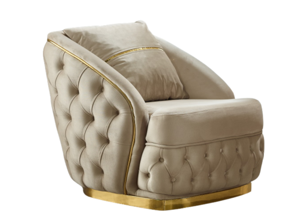 Arizonan Living Room Armchair Beige