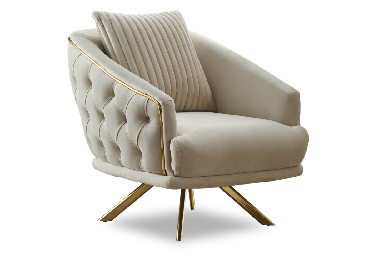 Lucas Living Room Armchair Beige