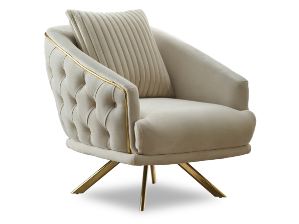 Lucas Living Room Armchair Beige