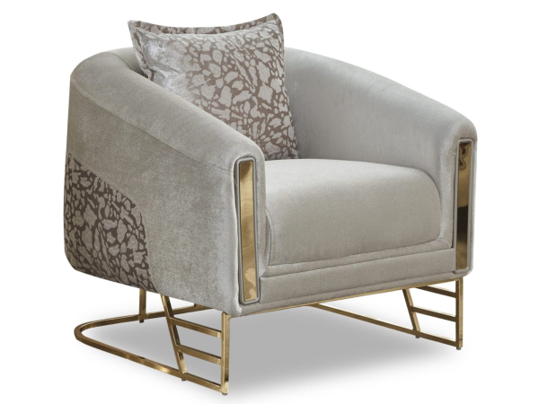 Romans Living Room Armchair Cream