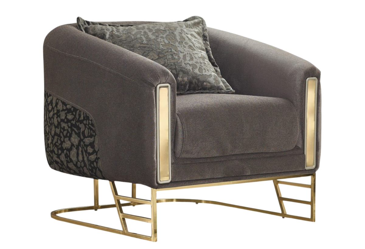Romans Living Room Armchair Gray