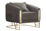 Romans Living Room Armchair Gray