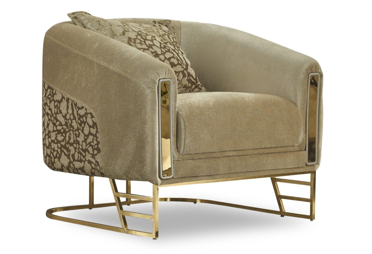 Romans Living Room Armchair Beige