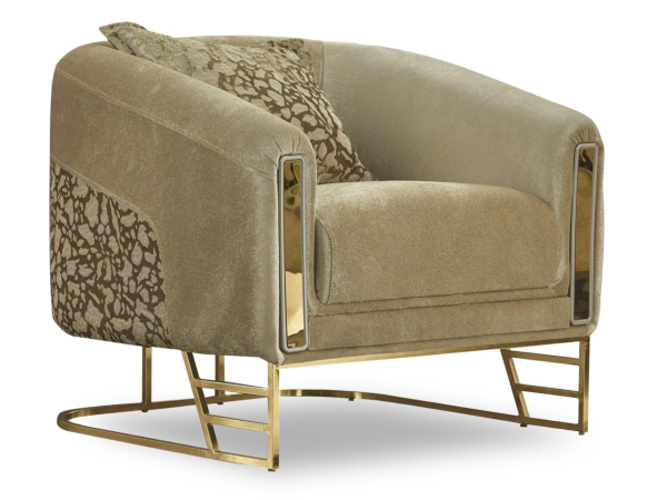 Romans Living Room Armchair Beige
