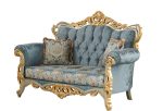 Buse Traditional Stationary Loveseat – Light Green