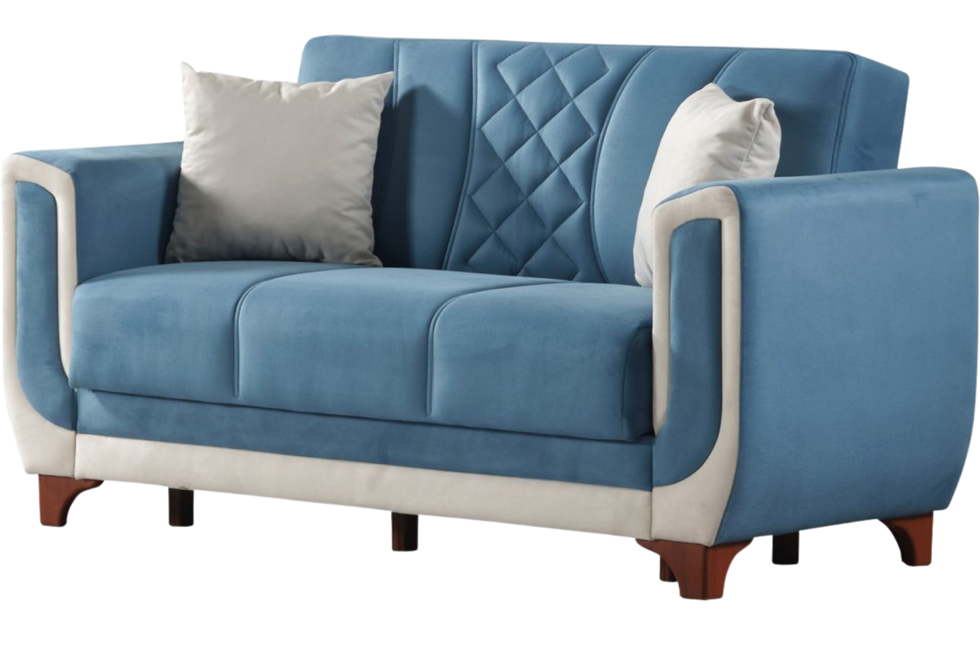 Berre Convertible Living Room Loveseat | Blue