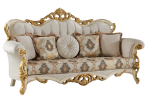 Buse Traditional Stationary Loveseat Only | Cream