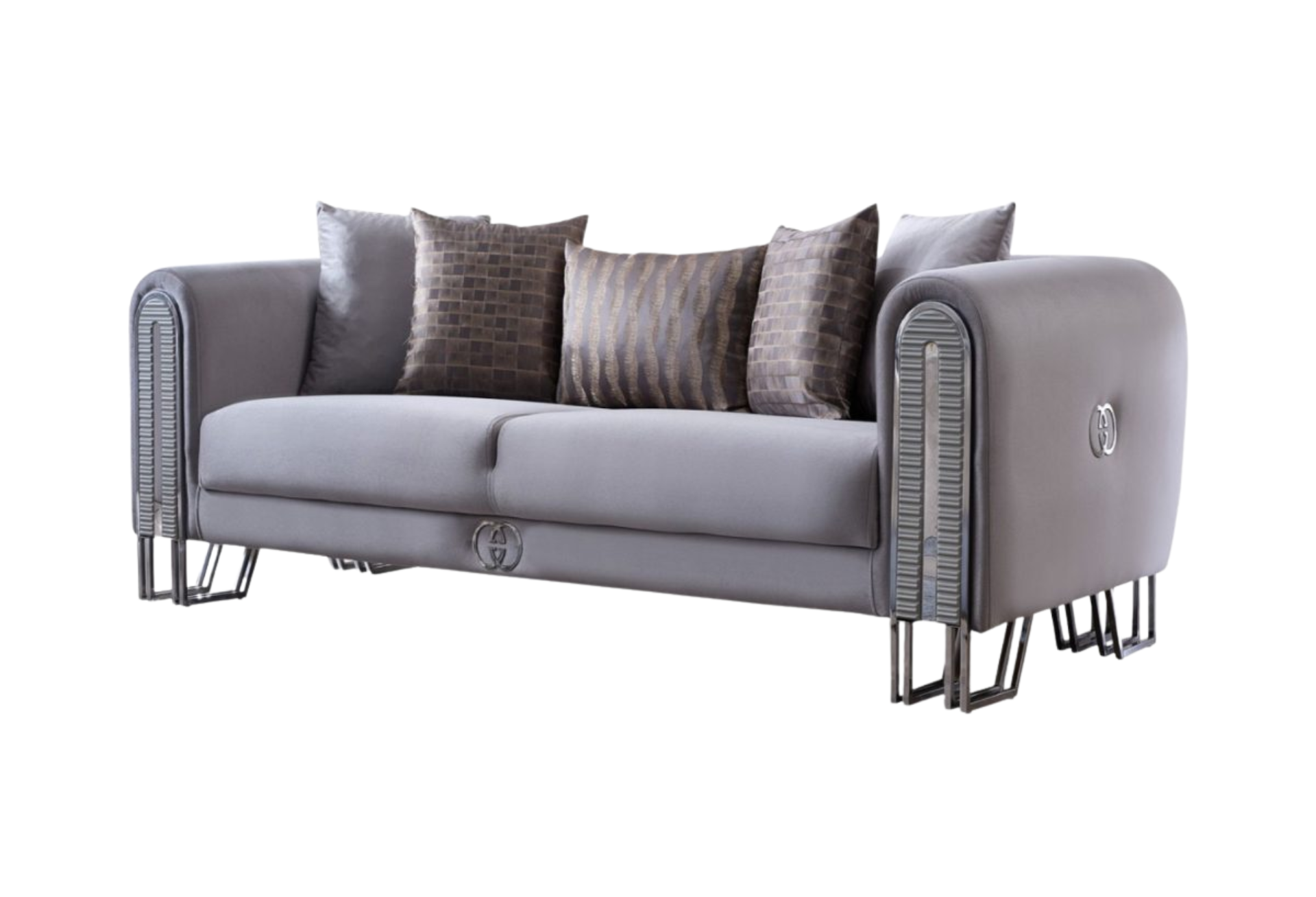 Kapadokya Stationary Loveseat Only | Grey