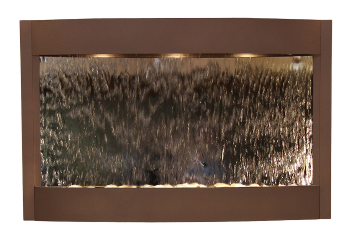 Calming Waters-Woodland Brown-Silver-Mirror