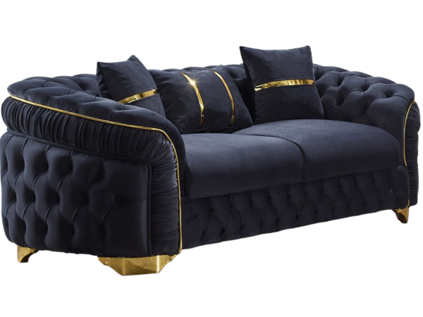 Arizona Stationary Loveseat Only | Anthracite