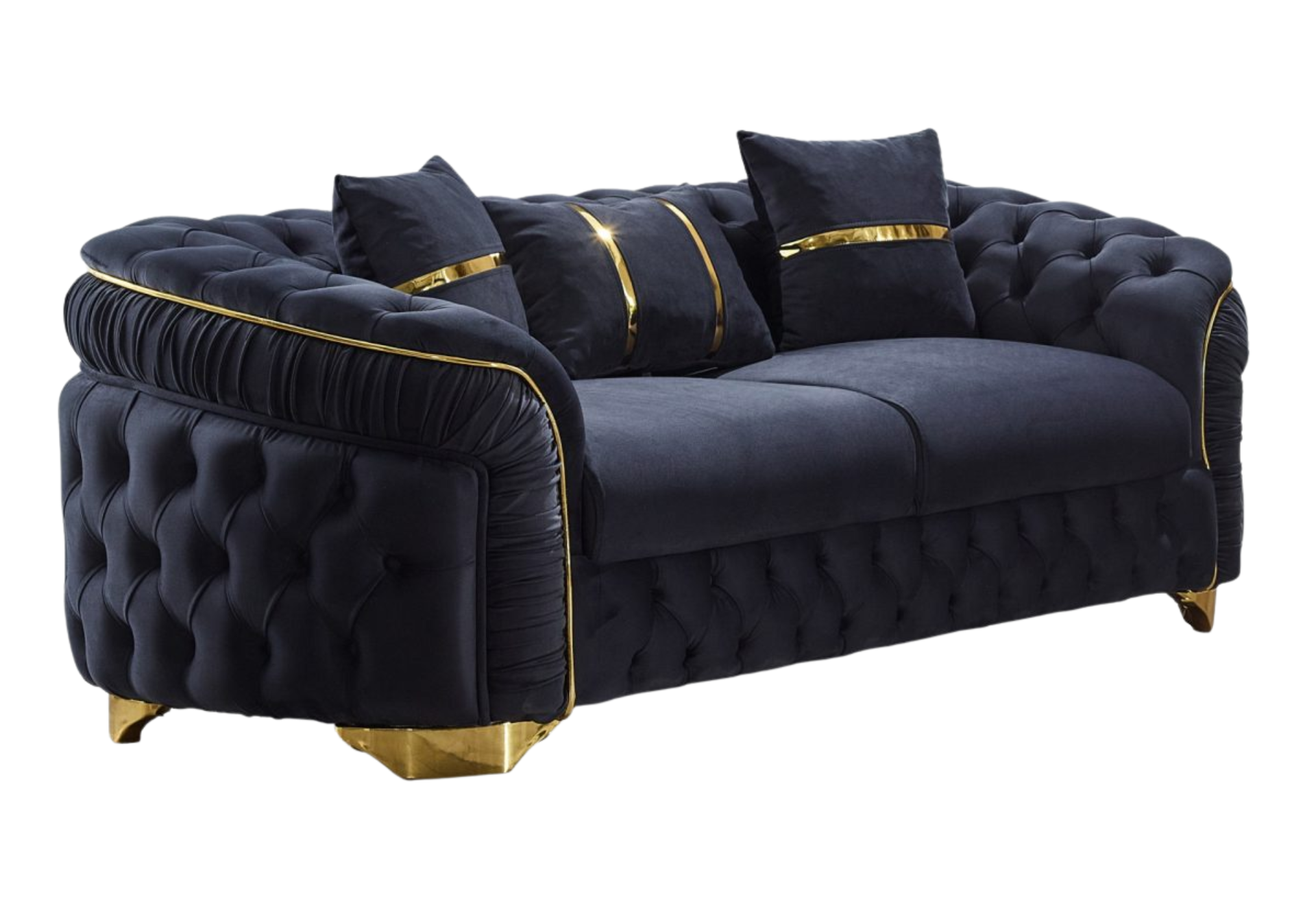 Arizona Stationary Loveseat Only | Anthracite