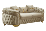 Arizona Stationary Loveseat Only | Beige