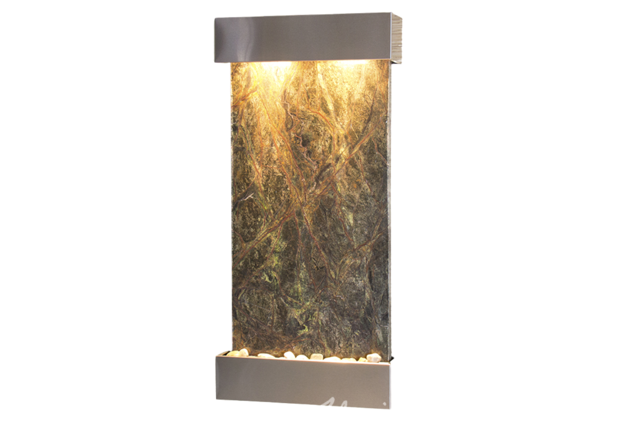 Whispering Creek-Stainless Steel-Green Marble