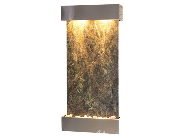 Whispering Creek-Stainless Steel-Green Marble