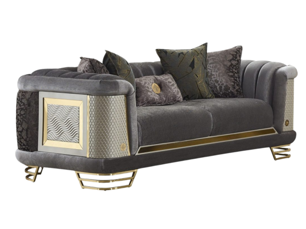 Romans Loveseat, Gray