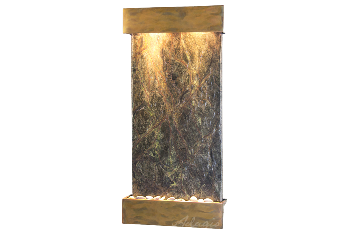 Whispering Creek-Rustic Copper-Green Marble