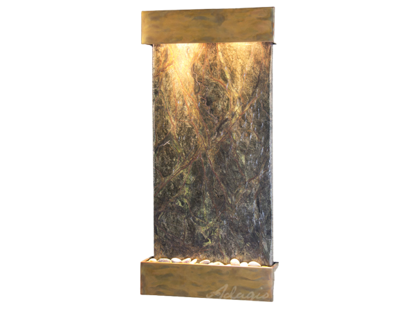 Whispering Creek-Rustic Copper-Green Marble