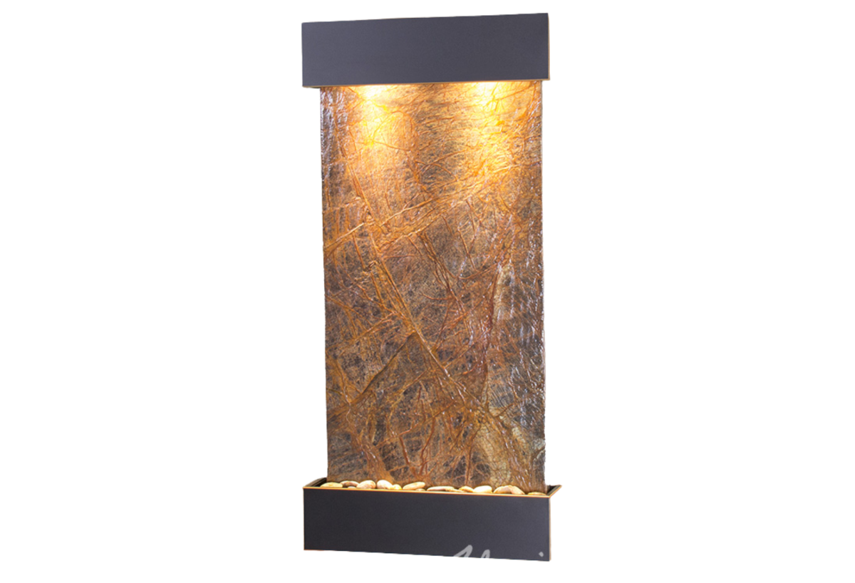 Whispering Creek-Blackened Copper-Brown Marble